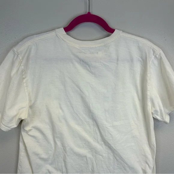 Billie Eilish Blue White Graphic Band Tee Womens L/XL Pop Music Festival Tour - Picture 7 of 8